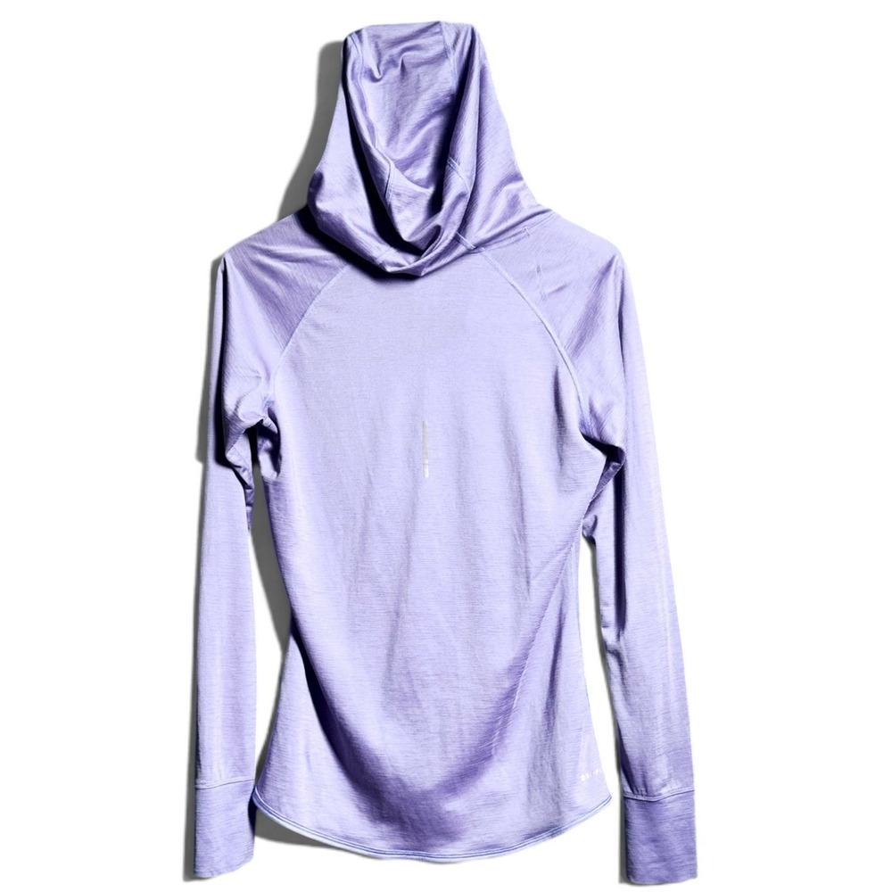Nike Wool Hoodie Women's L Lavender Dri-FIT Gorpcore Running Wool Blend - Picture 8 of 9